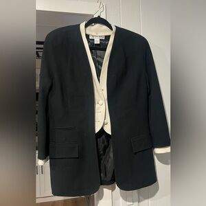 Dior Black and Cream Women's Blazer
